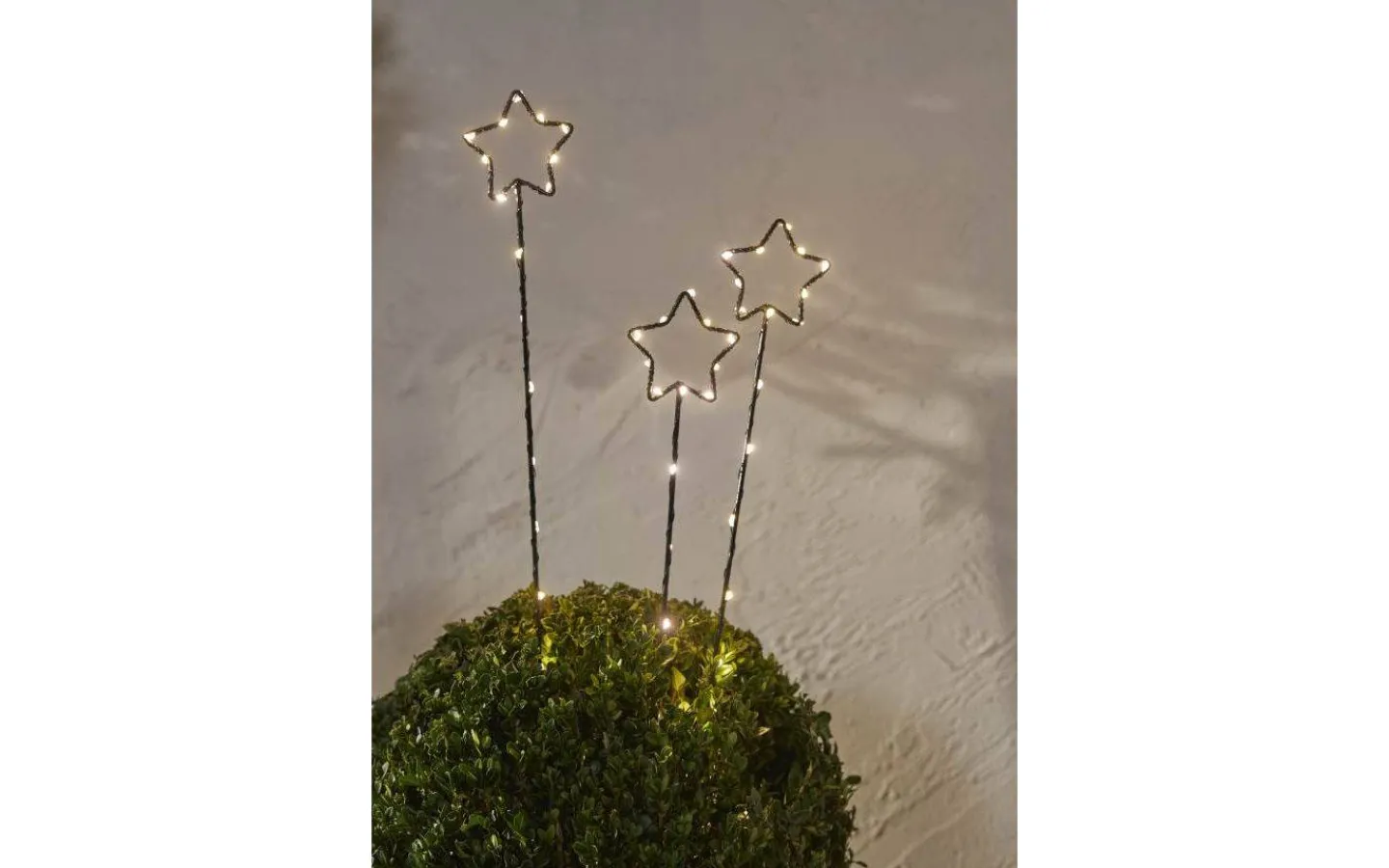 Star Trading Wizard Star Batteridriven Utomhusdekoration Svart* Batteri Julpynt Utomhus