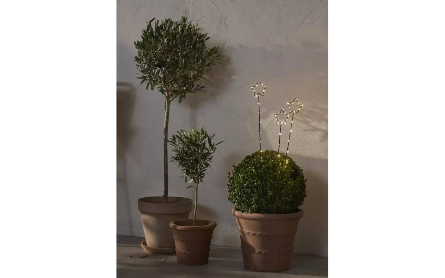 Star Trading Wizard Star Batteridriven Utomhusdekoration Svart* Batteri Julpynt Utomhus