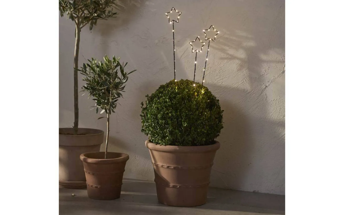 Star Trading Wizard Star Batteridriven Utomhusdekoration Svart* Batteri Julpynt Utomhus