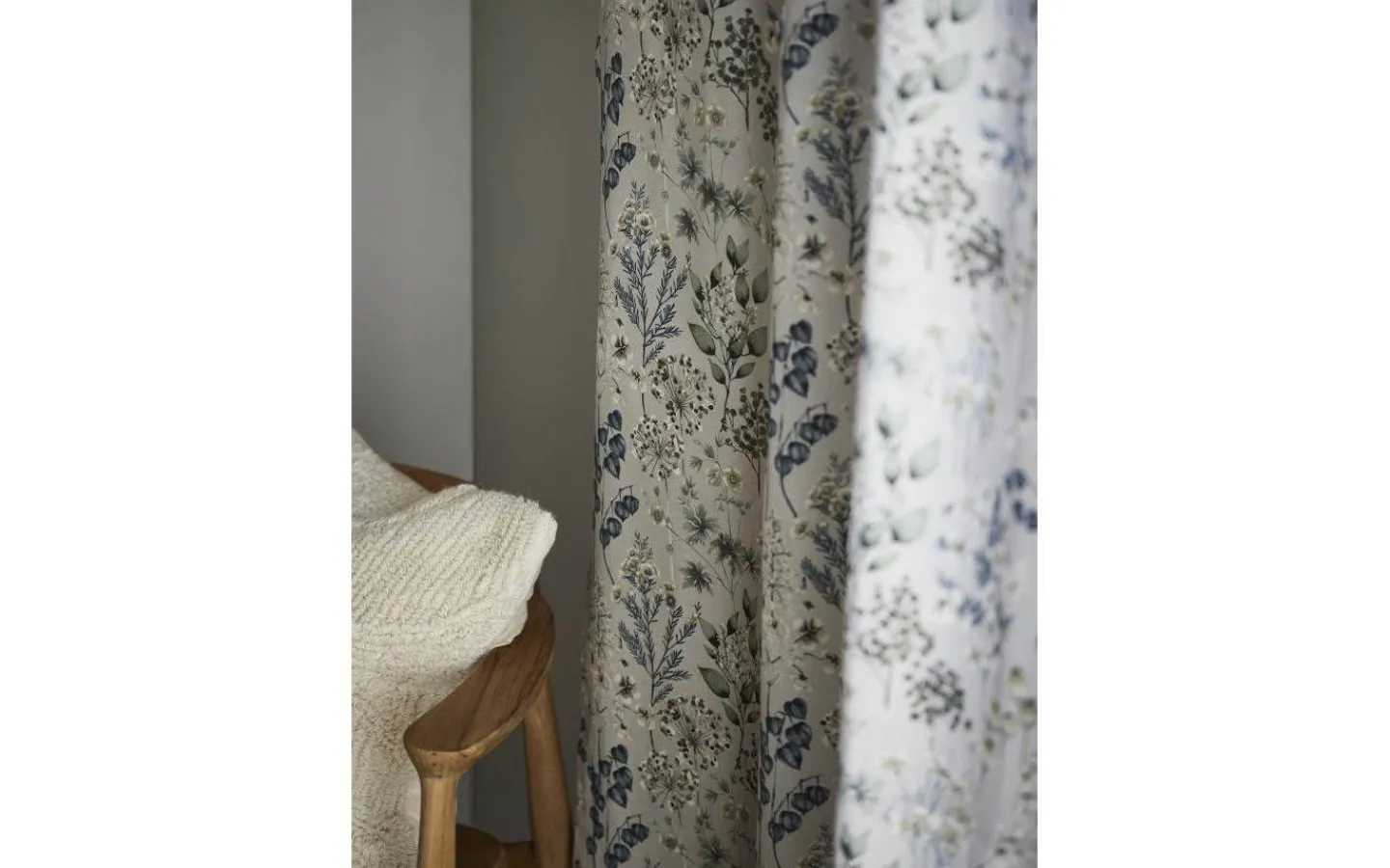 Bomullstyg Metervara|Visa Alla Tyger I Metervara<Svanefors Wood Bomullstyg Metervara 140cm Dimma