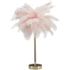 Bordslampor<Mauro Ferretti Yoga Bordslampa Palm 55cm Rosa/Guld