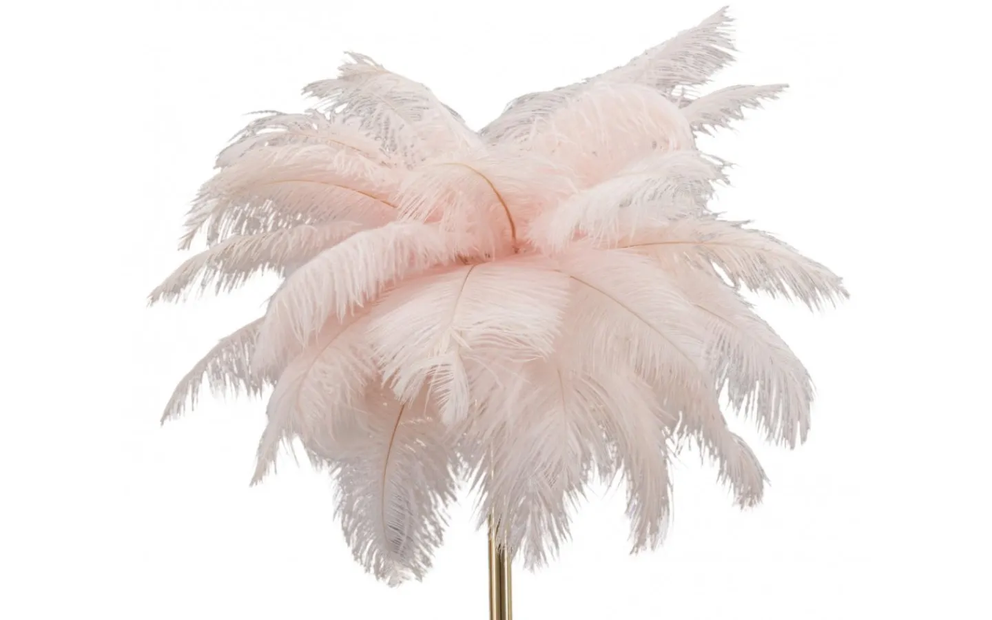 Bordslampor<Mauro Ferretti Yoga Bordslampa Palm 55cm Rosa/Guld