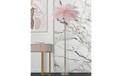 Mauro Ferretti Yoga Golvlampa Palm 160cm Rosa/Guld* Golvlampor