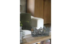 Batteri Julpynt Inomhus<Markslojd York Batteridriven Bordsdekoration Antik Zink