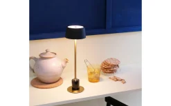 Dyberg Larsen Yoyo Uppladdningsbar Bordslampa 33cm LED 3000K 5,2W Svart/Mässing* Uppladdningsbara Lampor Inomhus|Bordslampor