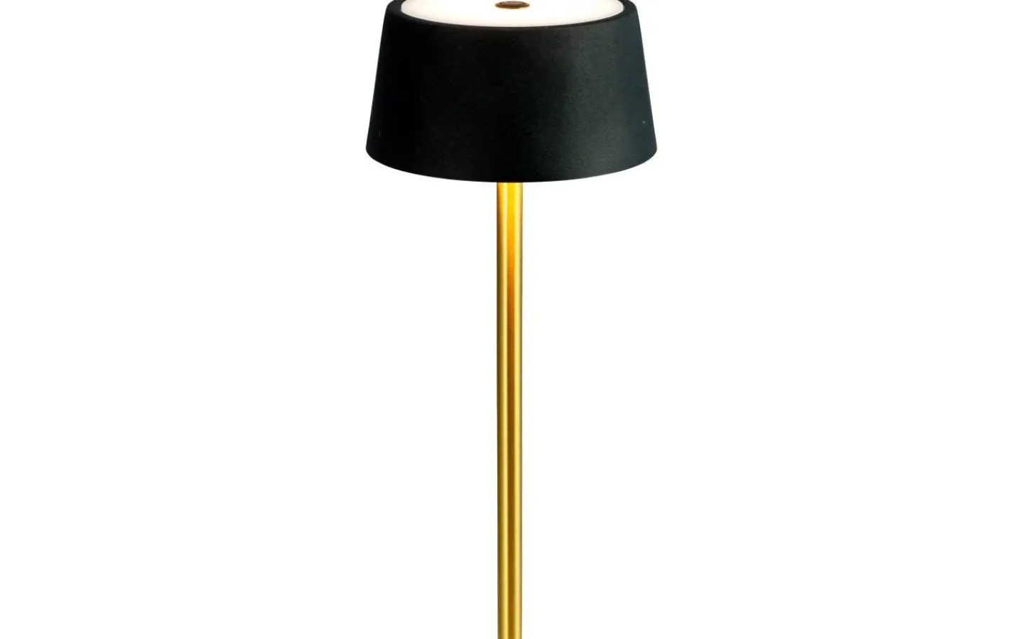 Dyberg Larsen Yoyo Uppladdningsbar Bordslampa 33cm LED 3000K 5,2W Svart/Mässing* Uppladdningsbara Lampor Inomhus|Bordslampor