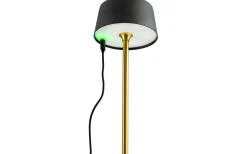 Dyberg Larsen Yoyo Uppladdningsbar Bordslampa 33cm LED 3000K 5,2W Svart/Mässing* Uppladdningsbara Lampor Inomhus|Bordslampor