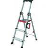 Yrkestrappstege med verktygshylla, 3 steg