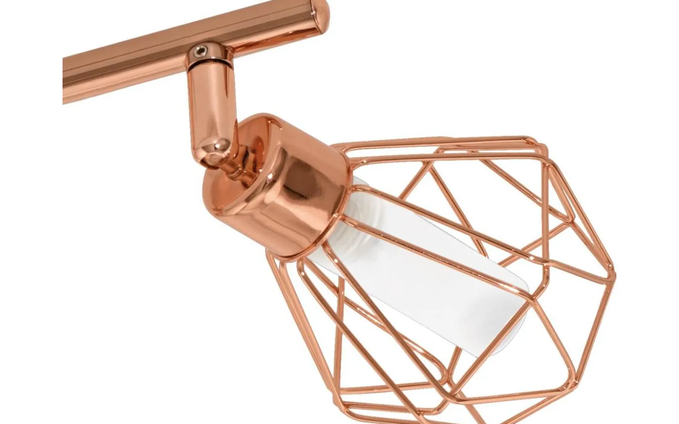 Zapata Takspotlight 52cm G9 LED 3000K 3x3W Koppar