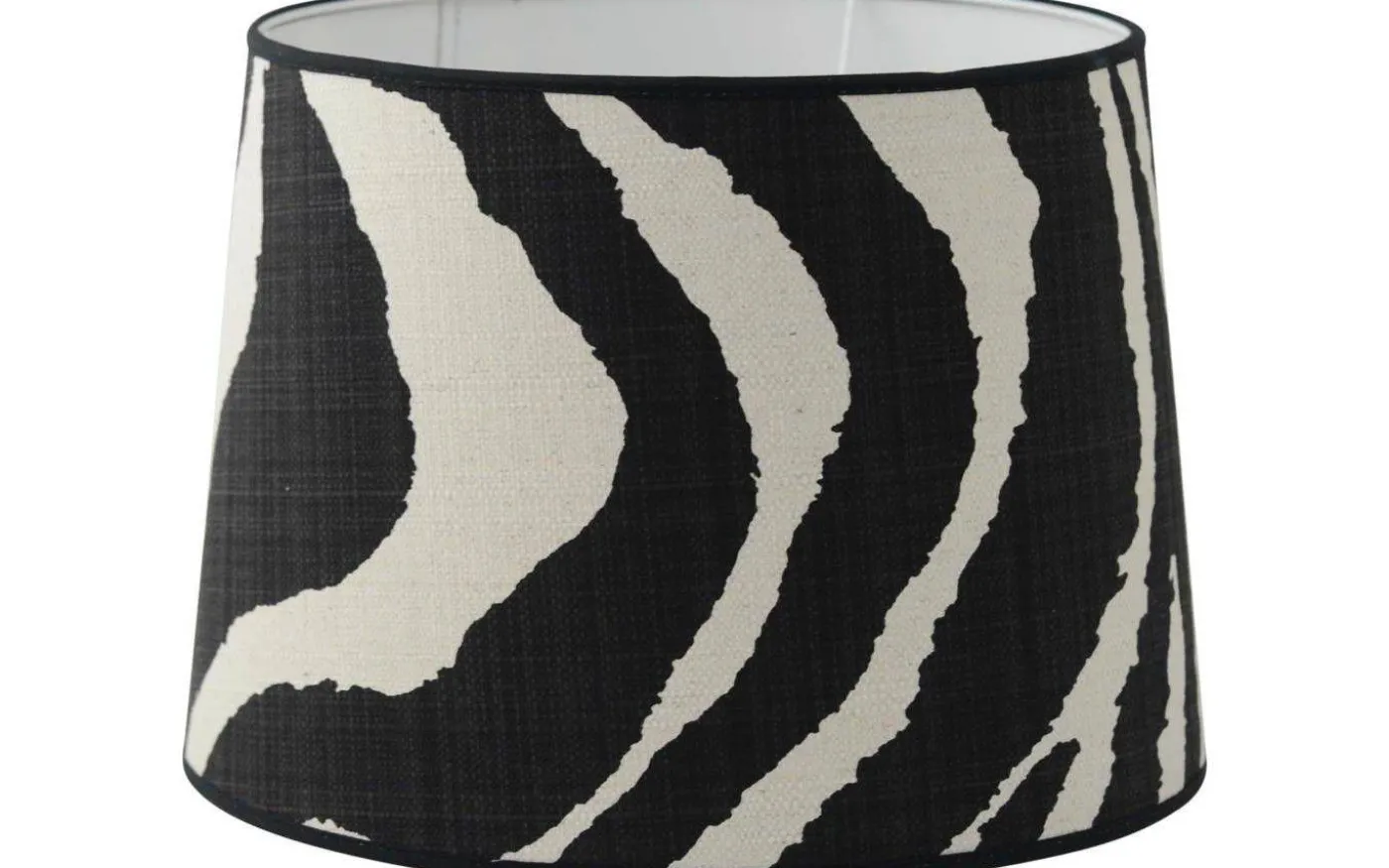 Zebra Lampskärm Ø30cm Svart/Vit