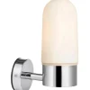 Markslojd Zen Vägglampa Badrum IP44 Krom/Opal* Badrum|Badrumslampor Vägg