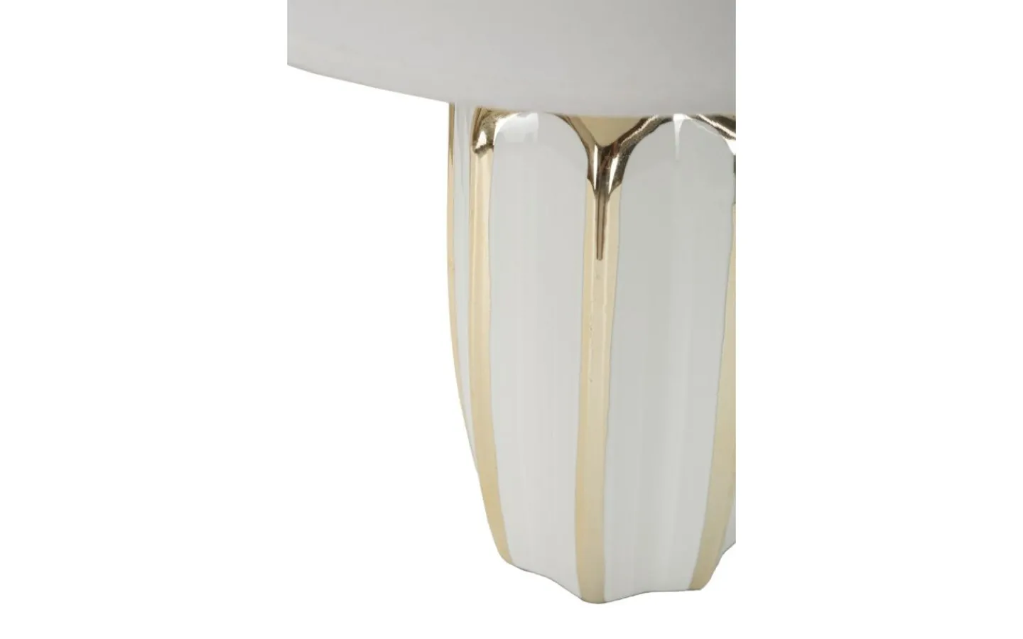 Mauro Ferretti Zenit Bordslampa 40,5cm Vit/Guld* Bordslampor