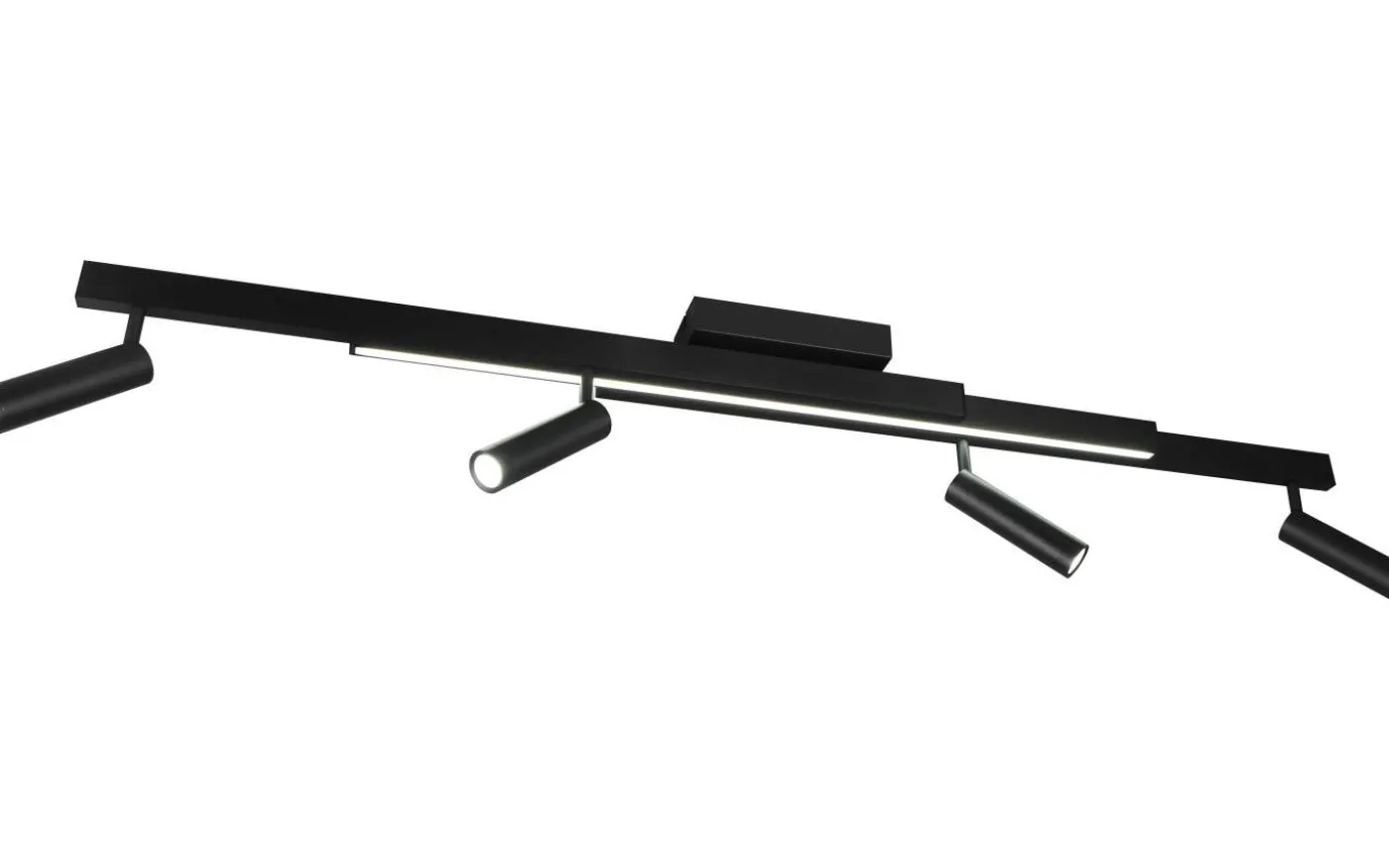 Zeno Spotlight LED 4-delat mattsvart