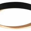 Zeta Plafond LED svart/guld