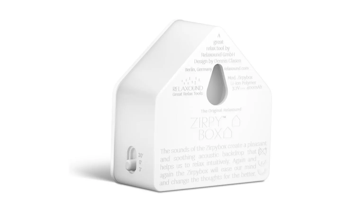 Relaxound Zirpybox Speldosa 2-pack Gräshoppa Vit* Högtalare