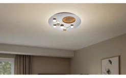 Trio Lighting Zodiac Plafond LED i borstat stål* Badrumslampor Tak