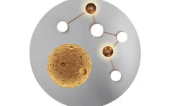 Trio Lighting Zodiac Plafond LED i borstat stål* Badrumslampor Tak