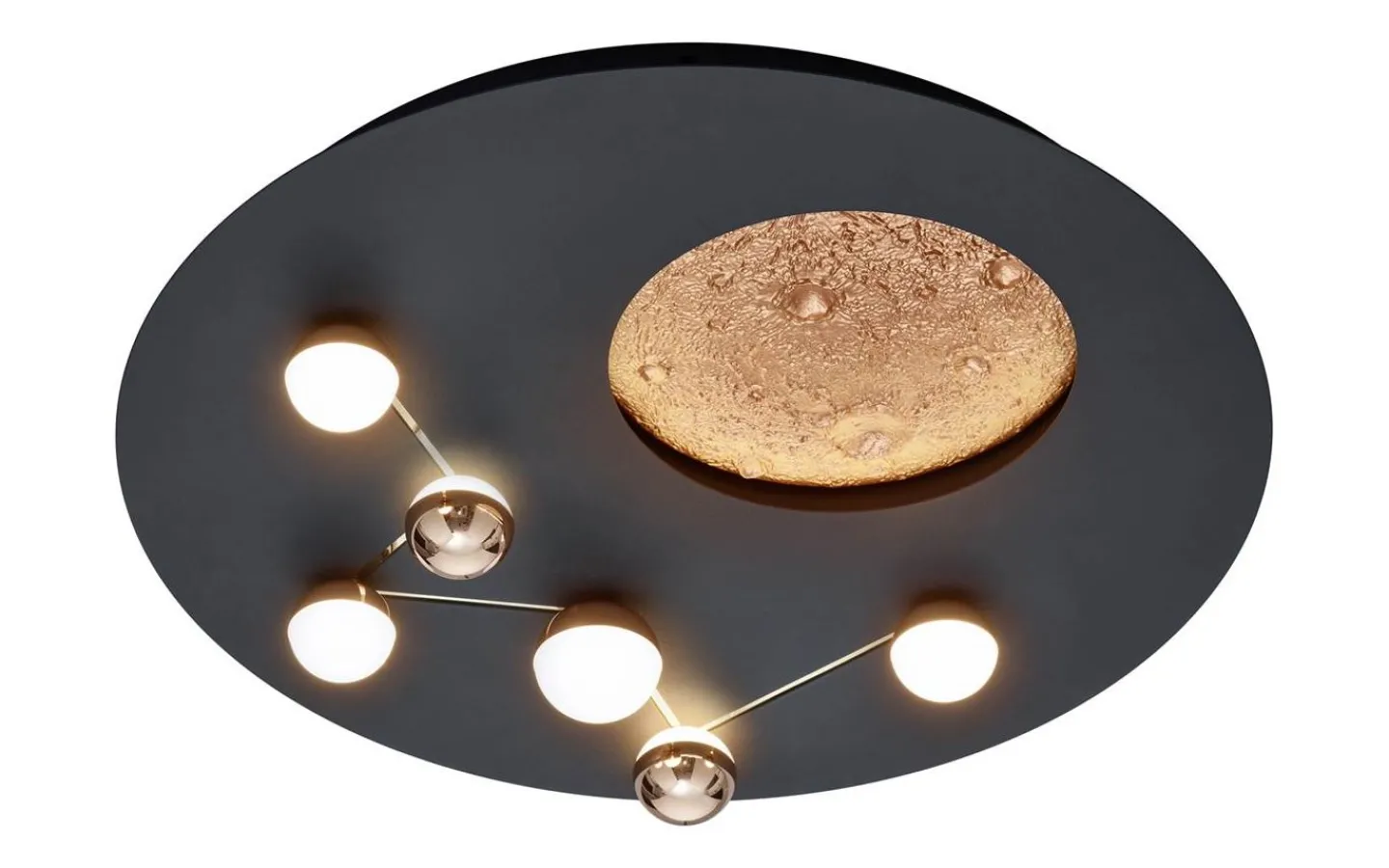 Badrumslampor Tak<Trio Lighting Zodiac Plafond LED mattsvart