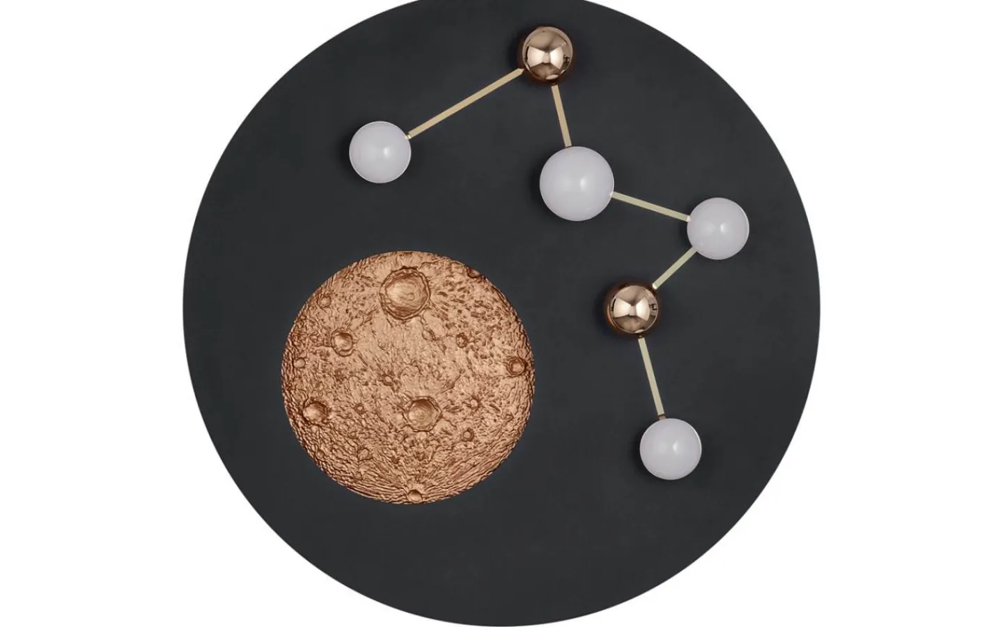 Badrumslampor Tak<Trio Lighting Zodiac Plafond LED mattsvart