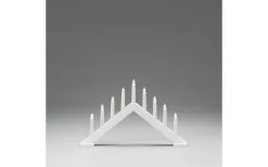 Visa Alla Adventsljusstakar|Adventsljusstakar 31-60 Cm<Konstsmide Zoe Adventsljusstake 32cm Mattvit