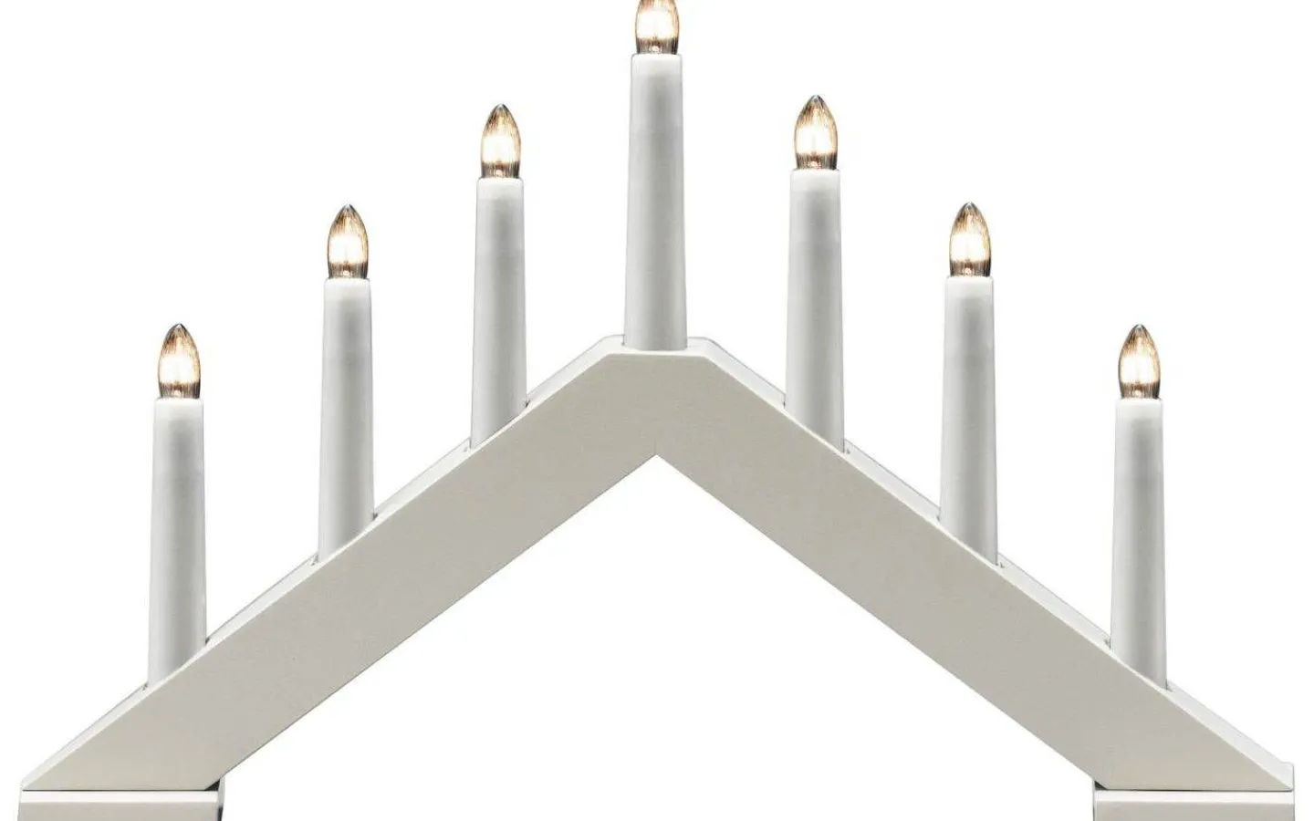 Visa Alla Adventsljusstakar|Adventsljusstakar 0-30 Cm<Konstsmide Zoe Adventsljusstake 27cm Mattvit