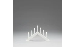 Visa Alla Adventsljusstakar|Adventsljusstakar 0-30 Cm<Konstsmide Zoe Adventsljusstake 27cm Mattvit