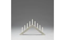 Zoe Adventsljusstake 9L Beige 32cm