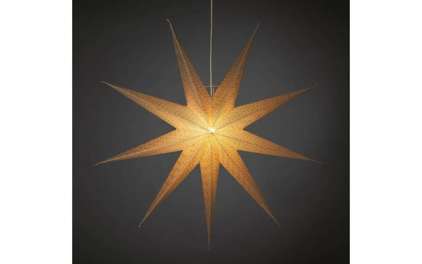 Konstsmide Zoe Julstjärna 115cm Mässing* Visa Alla Julstjärnor|Julstjärnor Med Sladd