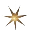 Konstsmide Zoe Julstjärna 78cm Mässing* Visa Alla Julstjärnor|Julstjärnor Med Sladd