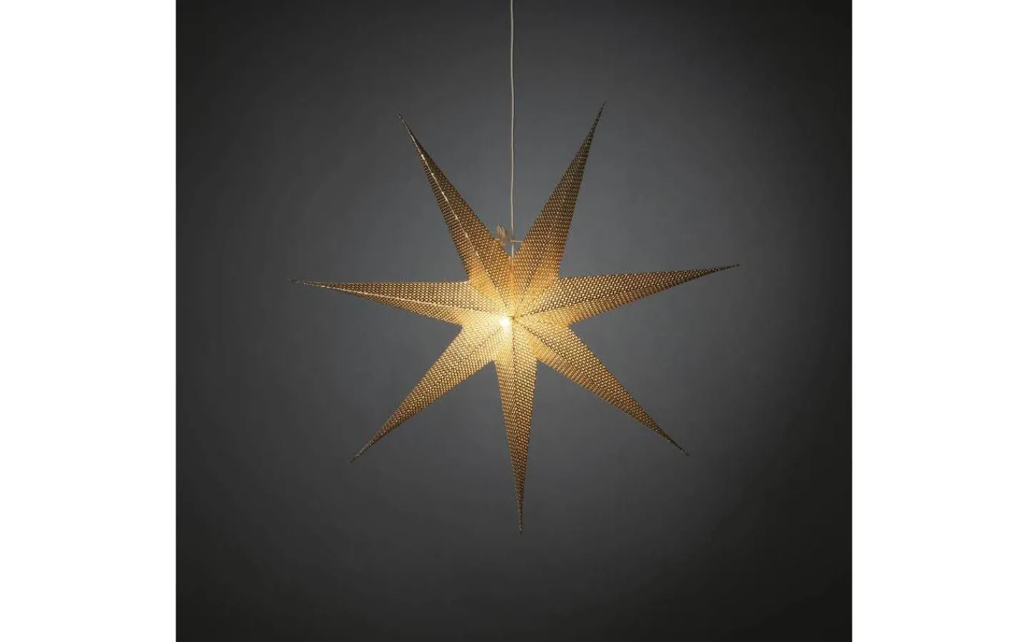 Konstsmide Zoe Julstjärna 78cm Mässing* Visa Alla Julstjärnor|Julstjärnor Med Sladd
