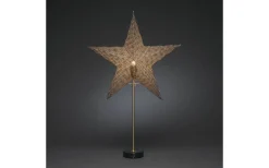 Visa Alla Julstjärnor|Julstjärnor På Fot<Konstsmide Zoe Julstjärna på Fot 71cm Svart/Mässing