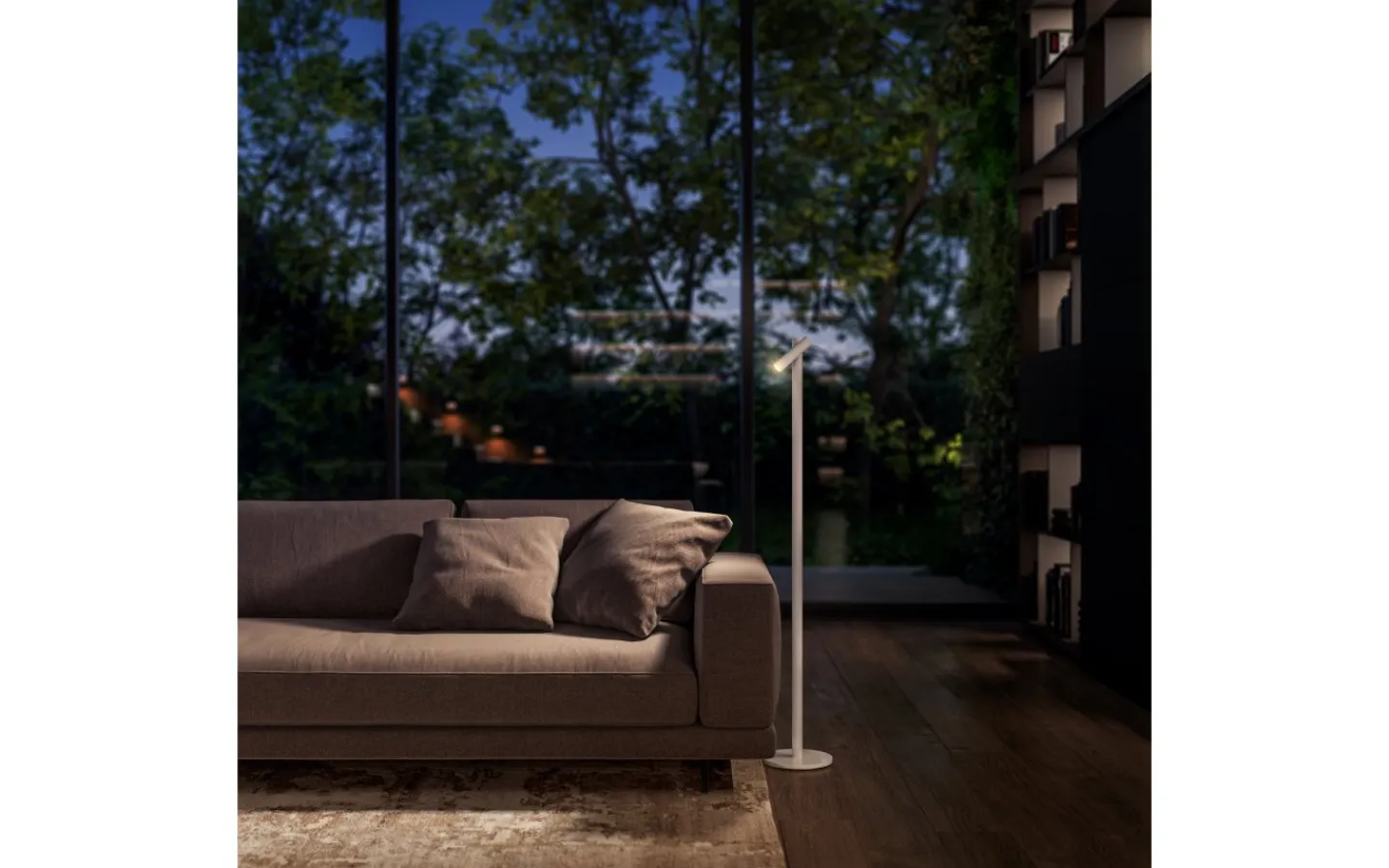 Ubiqua Lighting Zoom Floor Batterilampa 120cm 3000K Svart IP54* Allmänbelysning|Uppladdningsbara Lampor Utomhus