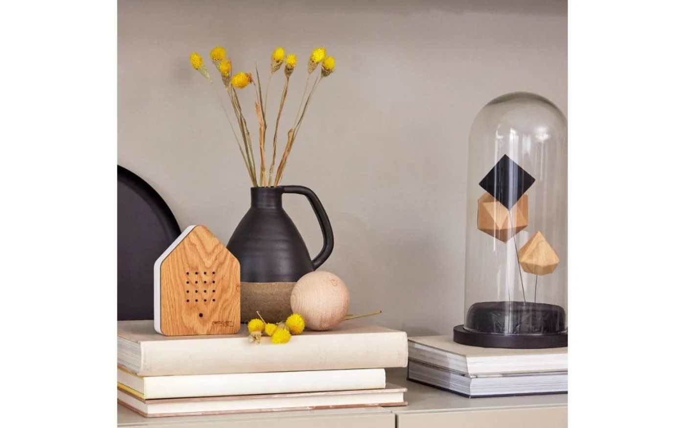 Zwitscherbox Speldosa Fågelkvitter Ek